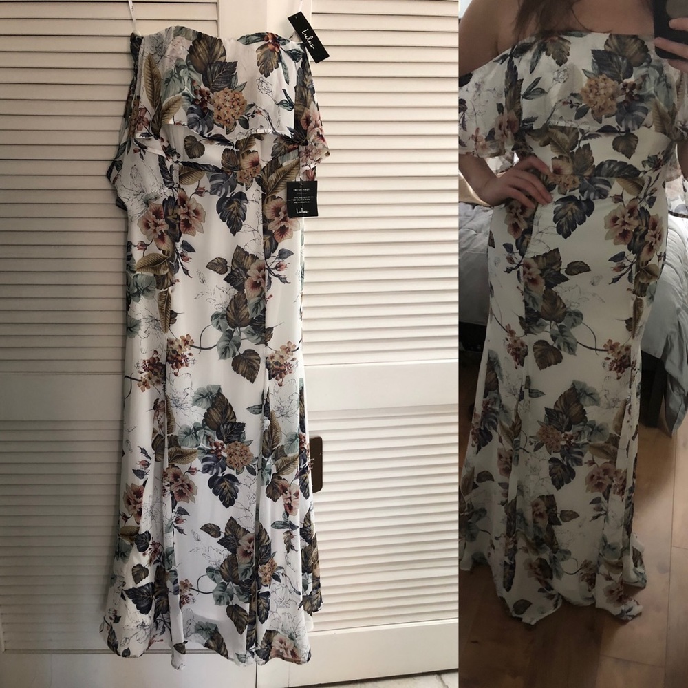 Lulu’s Floral Maxi dress size L